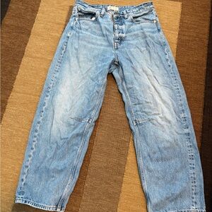 Madewell Curvy Darted Barrel Leg